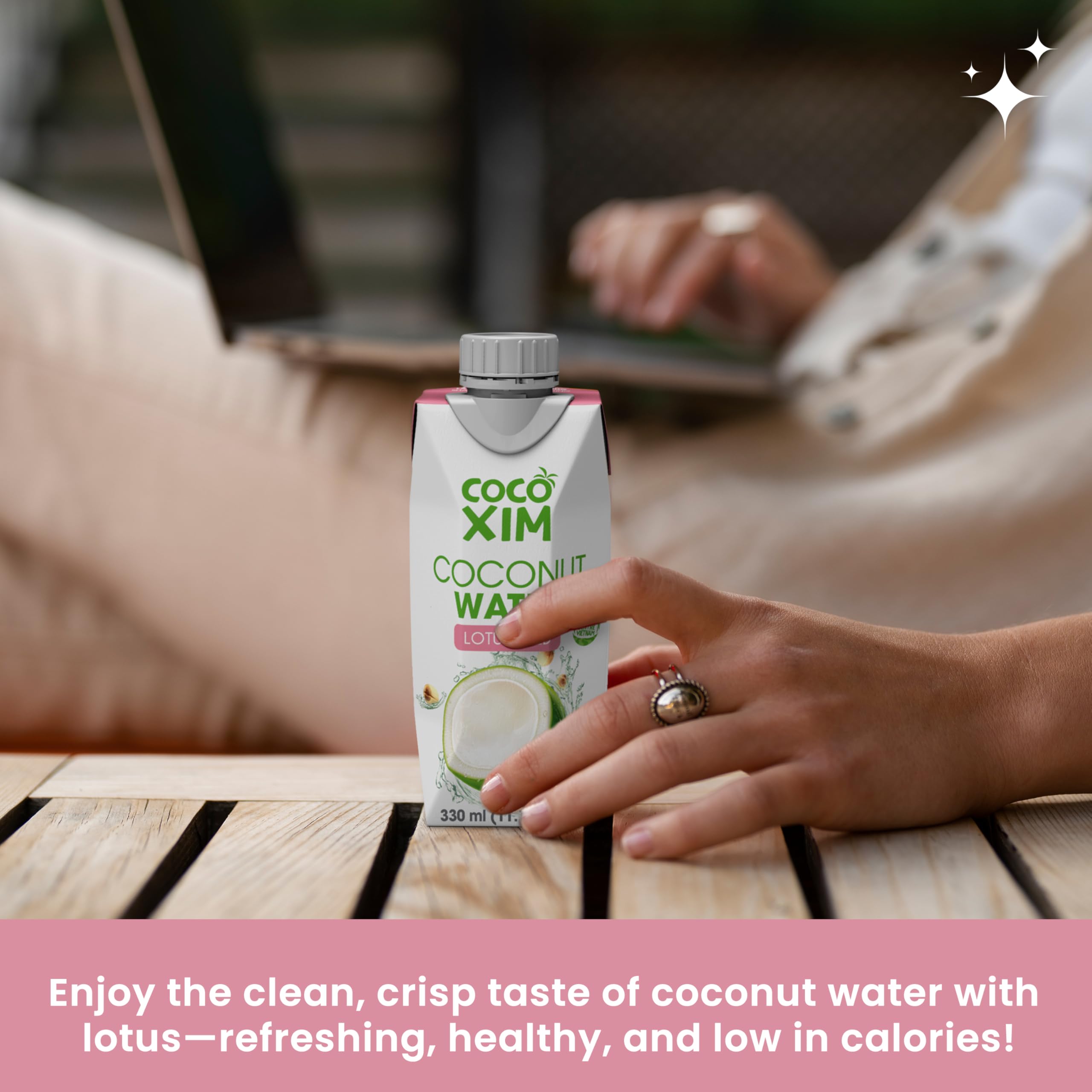 COCOXIM Ready to Drink Coconut Water with Lotus Seed Extract – 11 oz (Pack of 12)|100% Natural & Fresh with Electrolytes & Nutrients|Halal & Kosher Certified|Alternative to Soda,Soft and Sports Drinks