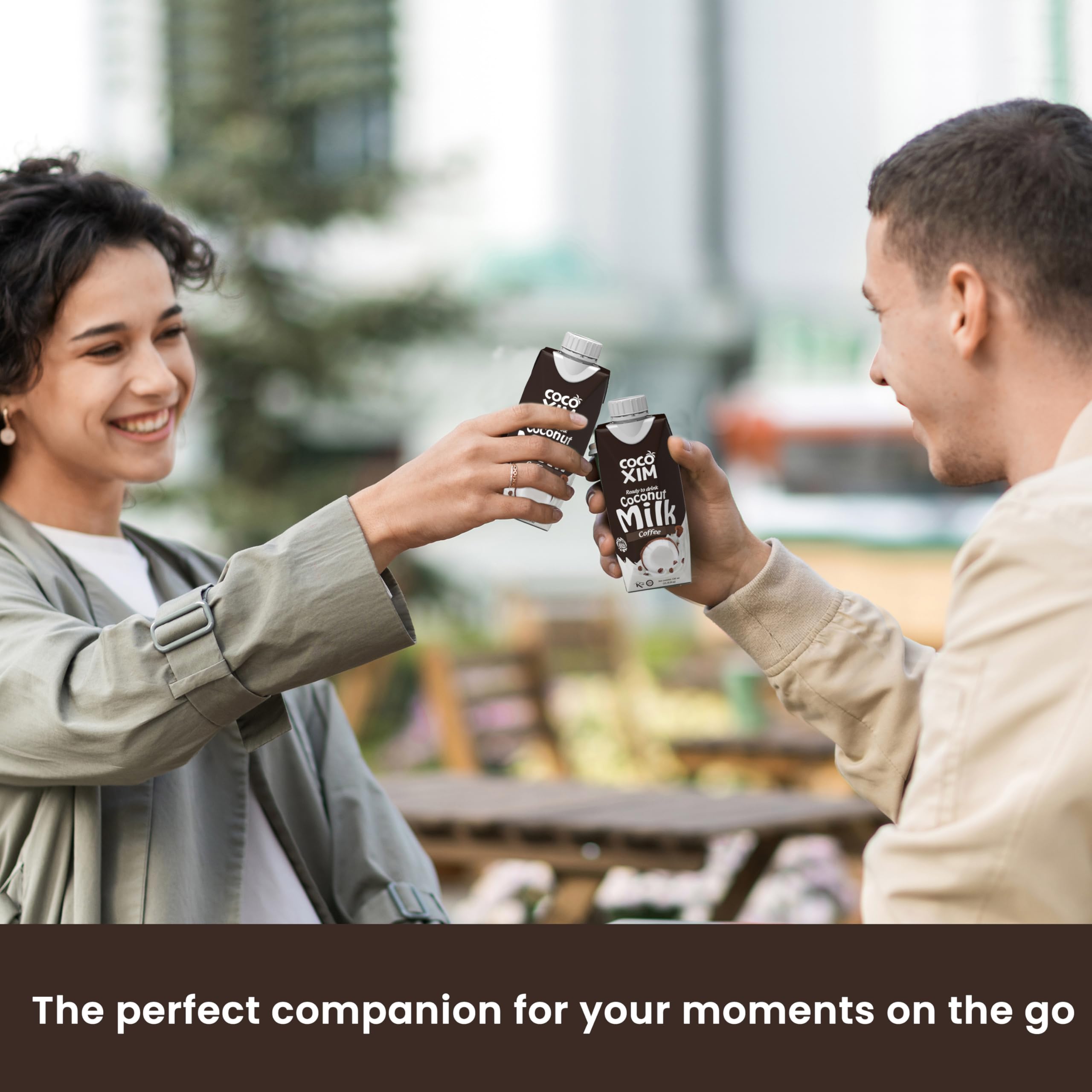 COCOXIM Ready to Drink Coffee Coconut Milk – 11 oz (Pack of 12) | 100% Vegan & Plant Based | Halal & Kosher Certified | Gluten & Lactose Free | Perfect to Add to Cereals, Smoothies and Desserts